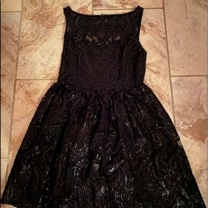 Black Sparkly Formal Dress